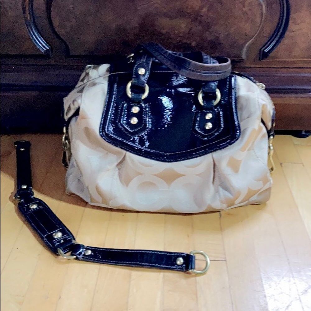 Authentic Coach Madison Audrey Op Art Sateen 14294 - Picture 4 of 16